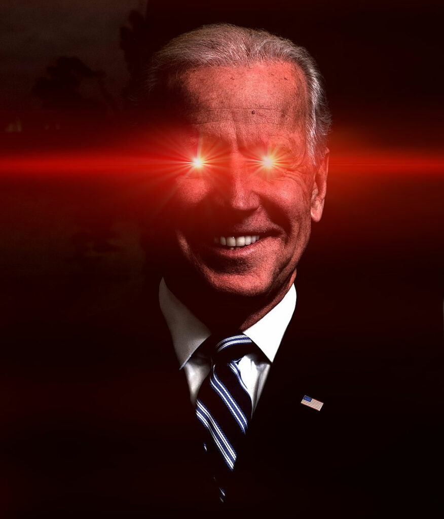 Bidenin-Dark-Brandon-lasersilmät-meemiä-vuonna-2022