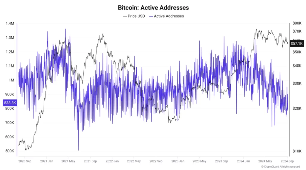 Bitcoin-aktiiviset-osoitteet