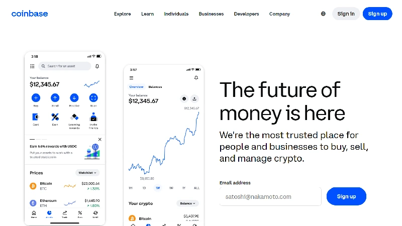 Coinbase-p2p-kryptopörssi