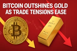 Bitcoin ohittaa kullan kaupan jännitteiden hellittäessä