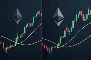 Kultaisen ristin muodostuminen Ethereumin kaaviossa – toistuvatko historian tapahtumat?