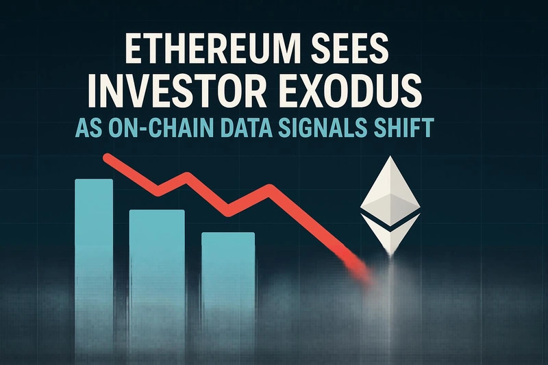 Ethereum kokee sijoittajien pakoa, kun ketjutiedot viittaavat muutokseen